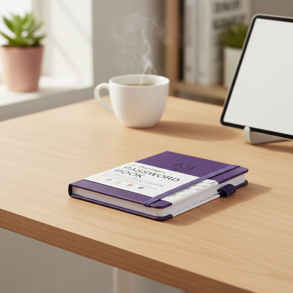 Libreta de Contraseñas con Índice Organizado