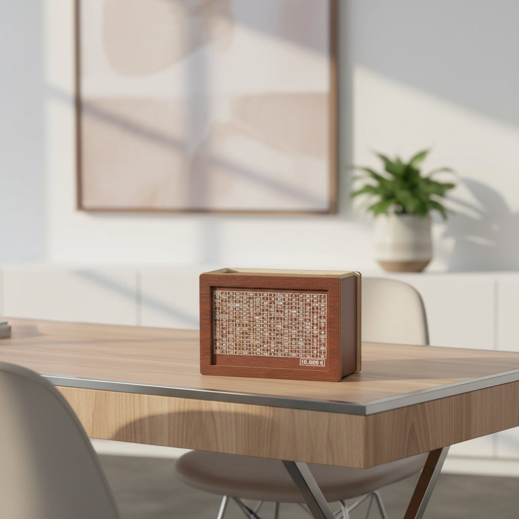 Alcancía de Madera — Reto de Ahorro Premium