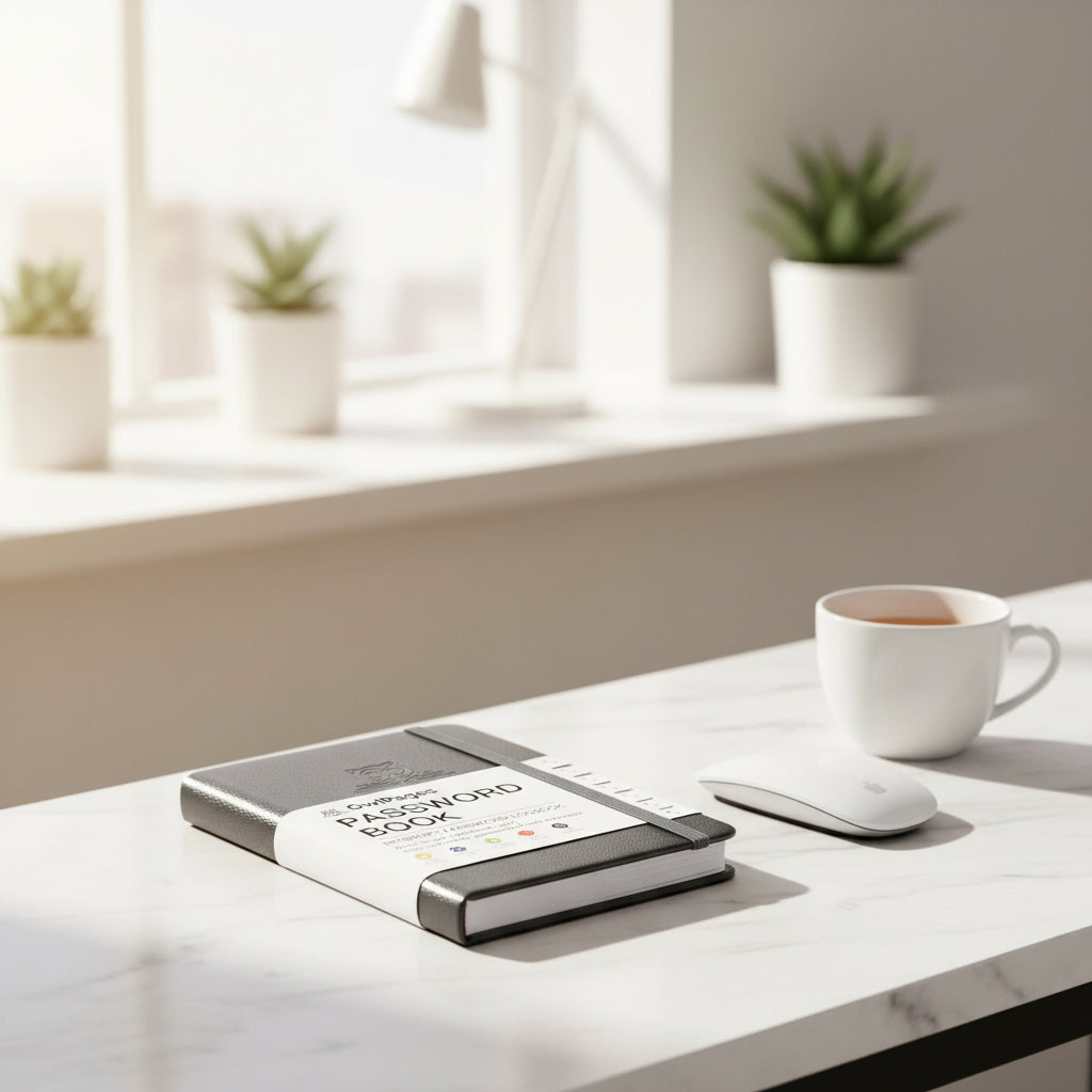 Libreta de Contraseñas con Índice Organizado