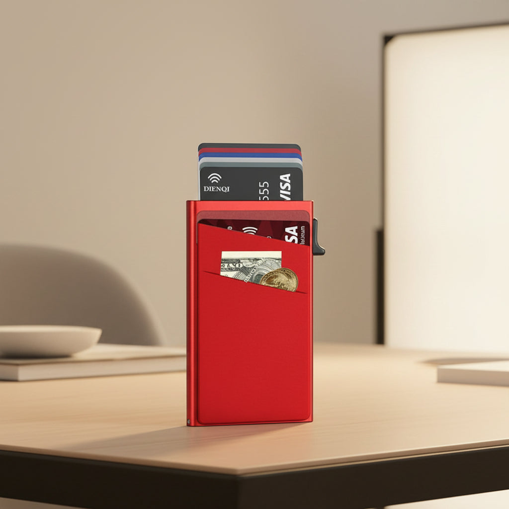 Tarjetero Minimalista con Protección RFID