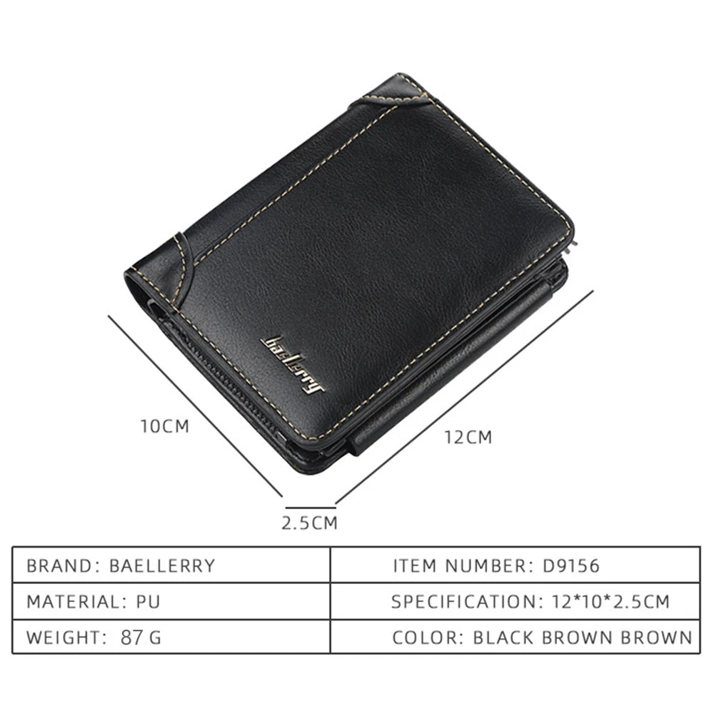 Cartera para Hombre Vintage - Cuero PU Premium