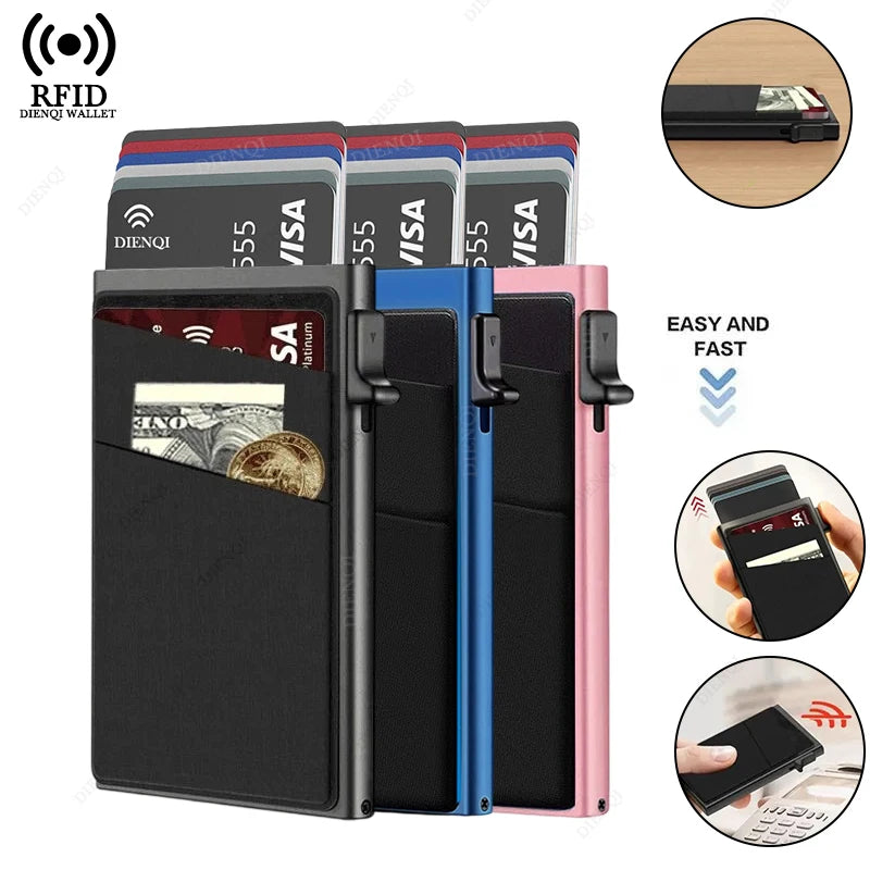 Tarjetero Minimalista con Protección RFID